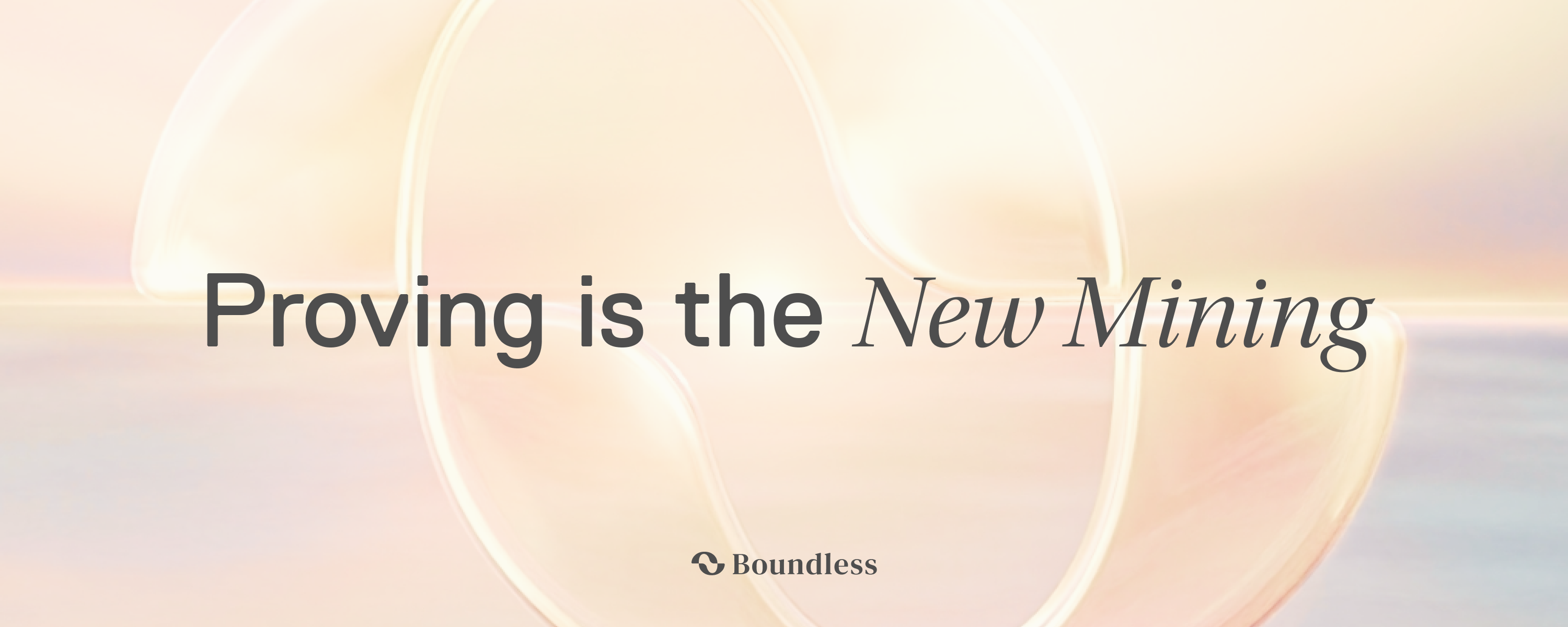 Proving is the New Mining